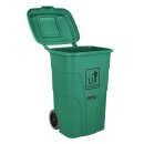 Jantex 120Ltr Mülltonne mit Fußpedal Grün