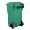 Jantex 120Ltr Mülltonne mit Fußpedal Grün