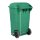 Jantex 120Ltr Mülltonne mit Fußpedal Grün