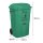 Jantex 120Ltr Mülltonne mit Fußpedal Grün