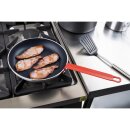 Hygiplas Aluminium Antihaft Teflon Platinum Plus Bratpfanne mit rotem Griff 28cm