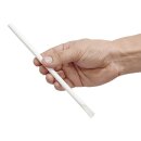 Fiesta kompostierbarer Papierlöffelstrohhalm Weiß 210x8mm (250 Stück)
