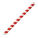 Fiesta Kompostierbarer Bubble Tea Strohhalm Rot &...