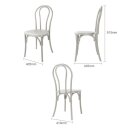Bolero Soho Bentwood Style Resin Stühle Limewash (4 Stück)