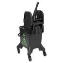 Jantex 20Ltr Hoher Wischeimer mit Wringer - Grüner Print