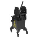 Jantex 20Ltr Großer Wischeimer mit Auswringer - Gelber Aufdruck
