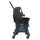 Jantex 20Ltr hoher Mopp-Eimer mit Wringer - Blaues Muster