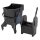Jantex 20Ltr hoher Mopp-Eimer mit Wringer - Blaues Muster