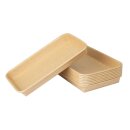 Fiesta Recycelbare Nr. 7 Sushi Tablett Basen 220x137mm (300 Stück)