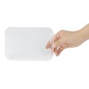 Fiesta recycelbare PET-Deckel für Nr. 3 Sushi-Schalen (300 Stück)