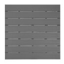 Bolero Valletta Grau Geschlitzter Outdoor Tisch 780mm