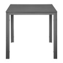 Bolero Valletta Grau Geschlitzter Outdoor Tisch 780mm