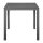 Bolero Valletta Grau Geschlitzter Outdoor Tisch 780mm