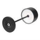 Olympia Siena Tischlampe Rundkupel Schwarz 200mm