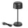 Olympia Siena Tischlampe Rundkupel Schwarz 200mm