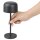 Olympia Siena Tischlampe Rundkupel Schwarz 200mm