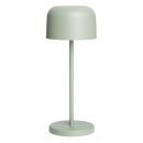 Olympia Siena Tischlampe Runde Kuppel Salbei 200mm
