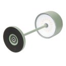 Olympia Siena Tischlampe Runde Kuppel Salbei 200mm
