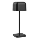 Olympia Lucca Tischlampe quadratische Kuppel Schwarz 200mm