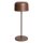 Olympia Siena Tischlampe Runde Kuppel Kastanie 300mm