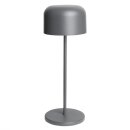 Olympia Siena Tischlampe Runder Dom Grau 300mm