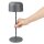 Olympia Siena Tischlampe Runder Dom Grau 300mm