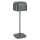 Olympia Lucca Tischlampe Quadratische Kuppel Grau 300mm