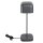 Olympia Lucca Tischlampe Quadratische Kuppel Grau 300mm
