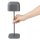 Olympia Lucca Tischlampe Quadratische Kuppel Grau 300mm