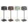 Olympia Lucca Tischlampe Quadratische Kuppel Grau 300mm