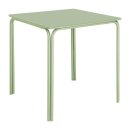 Bolero Adeline Stahl Quadratischer Tisch 700mm Hellgrün