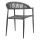 Bolero Eden PE Twist Rattan Outdoor-Sessel Charcoal (4 Stück)