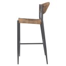 Bolero Eden PE Twist Rattan Outdoor Barhocker Natur (2...