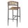 Bolero Eden PE Twist Rattan Outdoor Barhocker Natur (2 Stück)