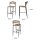 Bolero Eden PE Twist Rattan Outdoor Barhocker Natur (2 Stück)