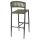 Bolero Eden PE Twist Rattan Outdoor Barhocker Grün (2 Stück)