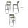 Bolero Eden PE Twist Rattan Outdoor Barhocker Grün (2 Stück)