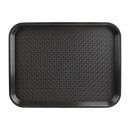 Olympia Kristallon Polypropylen Fast-Food-Tablett Schwarz...