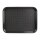 Olympia Kristallon Polypropylen Fast-Food-Tablett Schwarz Mittel 415mm