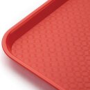 Olympia Kristallon Fast-Food-Tablett rot 41,5 x 30,5cm