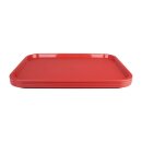 Olympia Kristallon Fast-Food-Tablett rot 41,5 x 30,5cm