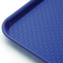 Olympia Kristallon Polypropylen Fast Food Tablett Blau Groß 450mm
