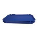 Olympia Kristallon Polypropylen Fast Food Tablett Blau Groß 450mm