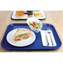Olympia Kristallon Polypropylen Fast Food Tablett Blau Groß 450mm