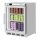 Polar C-Serie Gefrierschrank Untertisch mit Glasfront - Edelstahl
