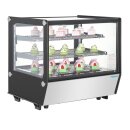 Polar G-Serie Tischkühlvitrine Schwarz Quadratglas 120Ltr
