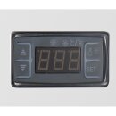 Polar G-Serie Theken-Kühlschrank Schwarz Quadratisches Glas 160L
