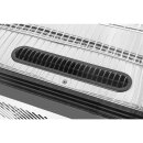 Polar G-Serie Theken-Kühlschrank Schwarz Quadratisches Glas 160L