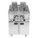 Buffalo 600 Serie freistehende Doppelbehälter-Elektrofritteuse 2x 8Ltr