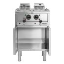 Buffalo 600 Serie freistehende Doppelbehälter-Elektrofritteuse 2x 8Ltr